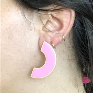 Madewell pink earrings